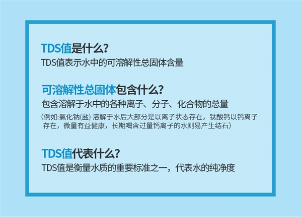 饮用水测测更安心:中广欧特斯TDS水质检测笔9.9元到手(50元券)