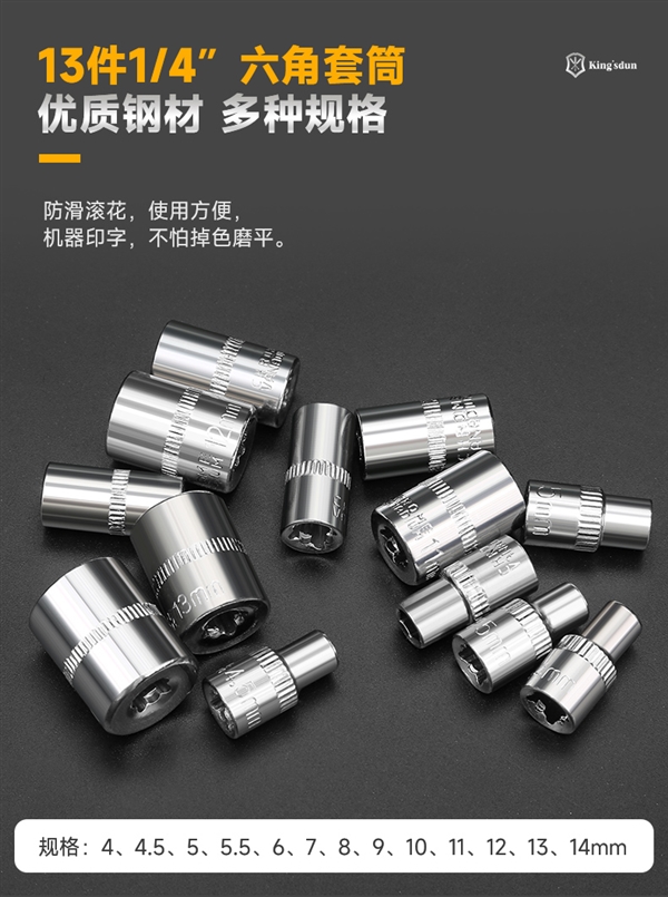 日常维修不求人 友福汽修工具套装46件套16.9元大促
