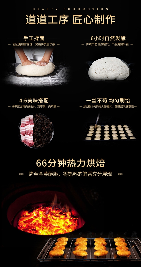 浙江老字号:德辉鲜肉梅干菜小酥饼24元80个发车