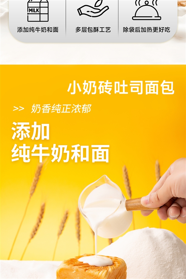 早餐一个刚刚好:沪上阿姨奶砖吐司2元半价清仓