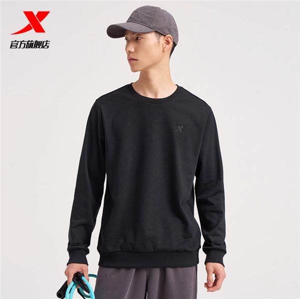 时尚百搭 加绒更保暖:特步卫衣限时到手36.3元