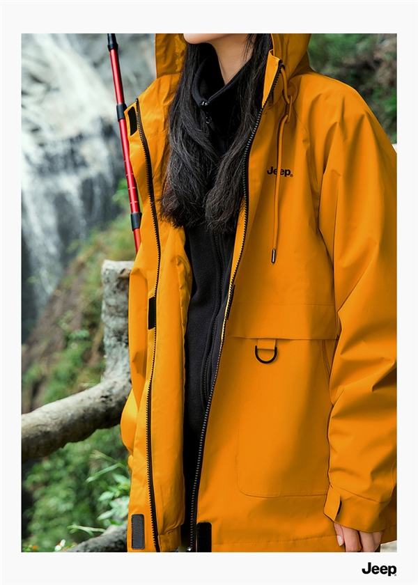 防水防风 Jeep冲锋外套/棉服57元探底(三合一款157元)