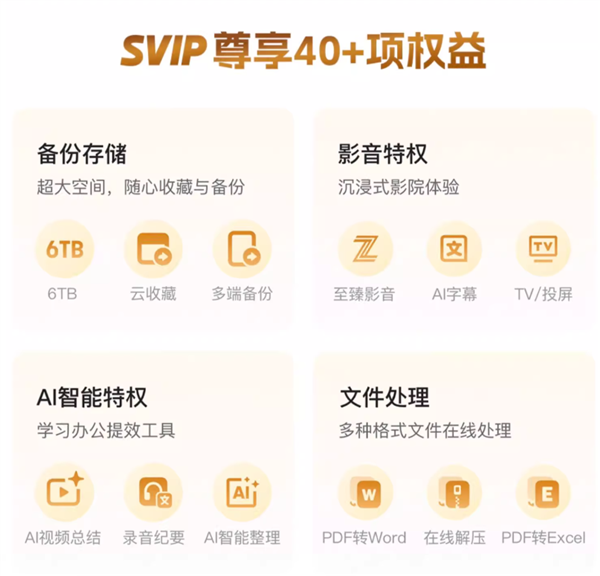 9元/月:夸克网盘SVIP会员双官方发车