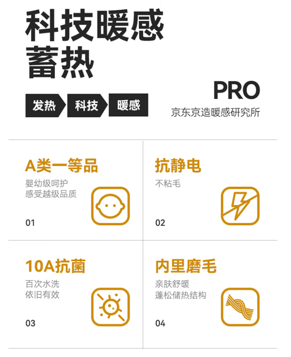 既轻又暖 京造10A级羊毛蚕丝保暖内衣47.5元大促