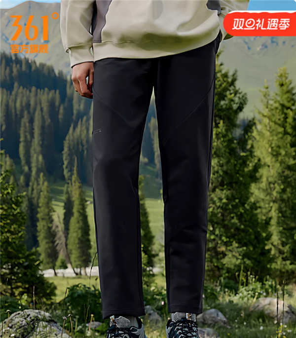 加绒款同价:361°长裤42元1.7折官方大促
