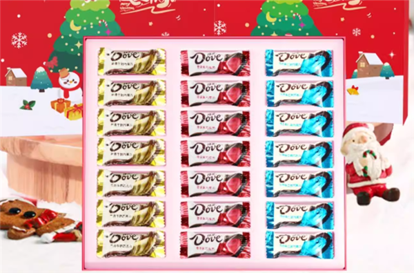 德芙圣诞巧克力礼盒刚需速囤 19.6元 5口味随机发