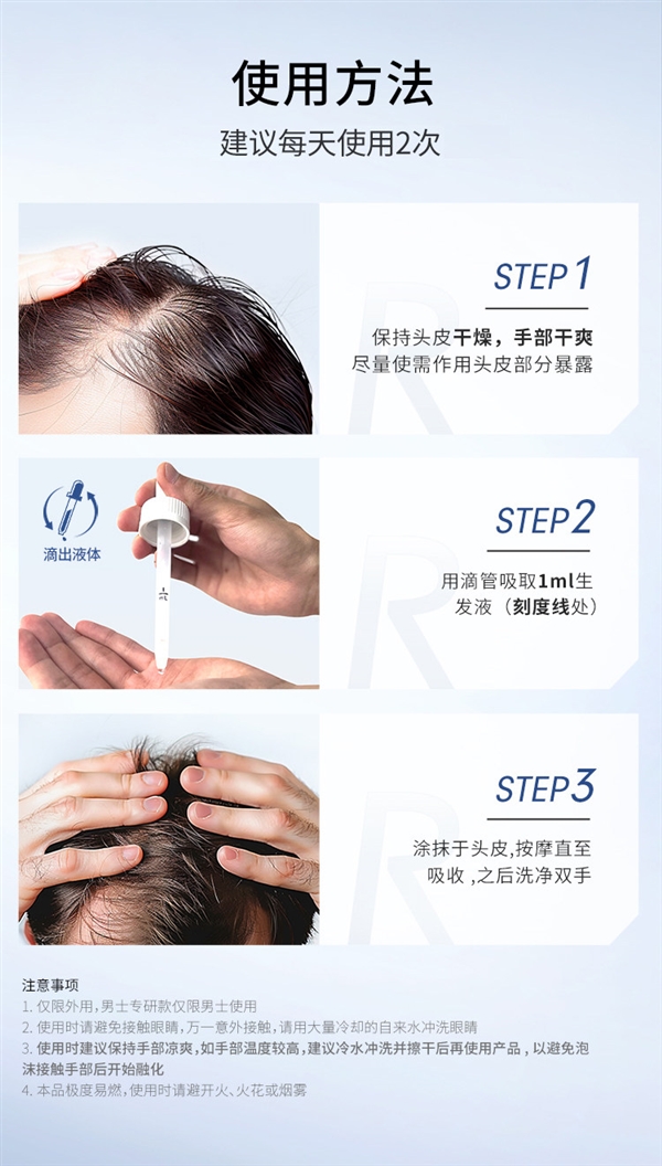 中年男人的福音！米诺地尔原研者培健3瓶喷剂刚需速囤