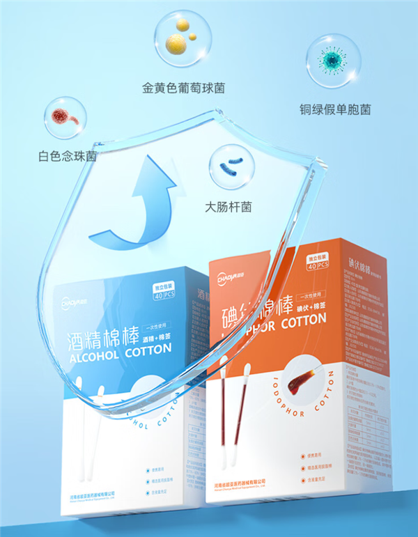 一折就能用！超亚婴童创口贴100片+碘伏棉棒大促：13.9元到手