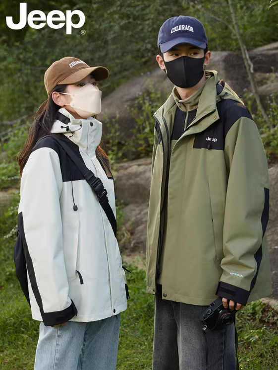换季降温有备无患：Jeep冲锋外套55元破冰新低（三合一款152元）