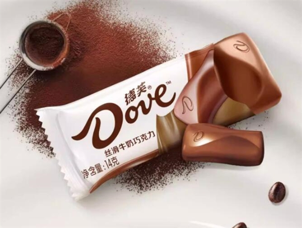 德芙香浓黑巧+牛奶巧克力23元 商超35元