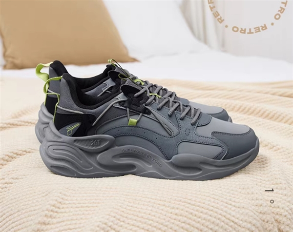 撞色百搭出彩：361°澎湃复古文化鞋119元大促（门店319元）