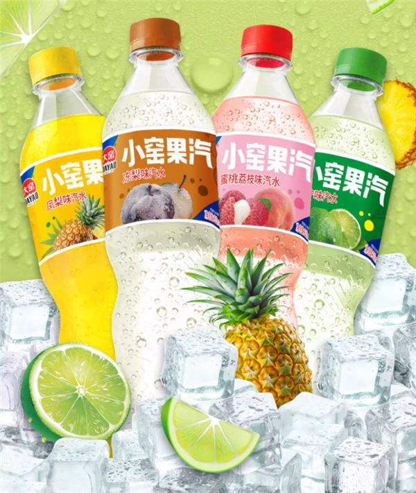 满满果味：大窑汽水520mL仅1.9元大促