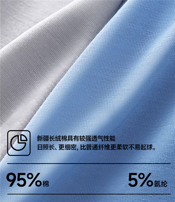 7A级抑菌透气里裆:安比斯男士长绒棉内裤3条到手29.9元