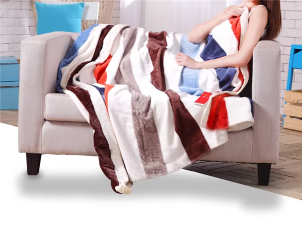 柔软舒适 玉沙法兰绒小毛毯2条大促 到手7.5元