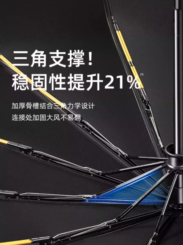 一键开合：天耀全自动雨伞9元包邮