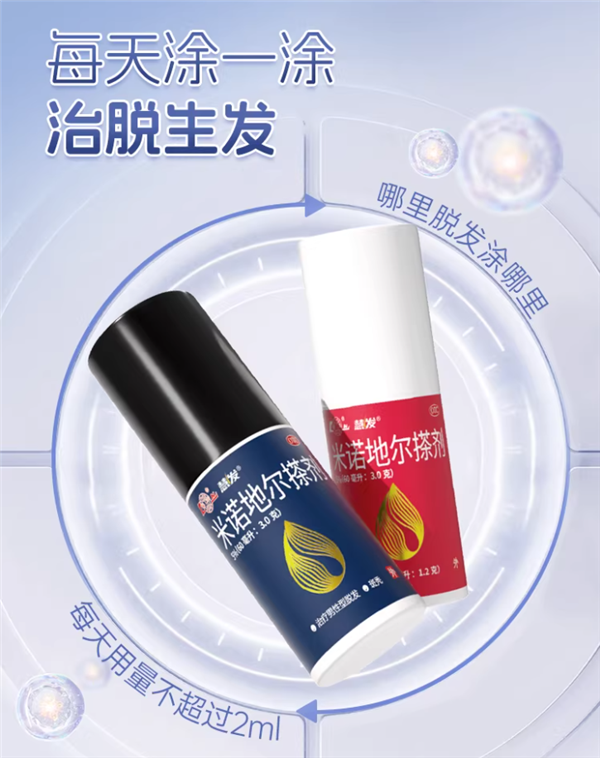 中年男士福音！鲁南×慧发米诺地尔搽剂18元大促