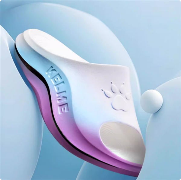 轻质EVA一体成型：卡尔美大爪子3.0运动拖鞋37元大促