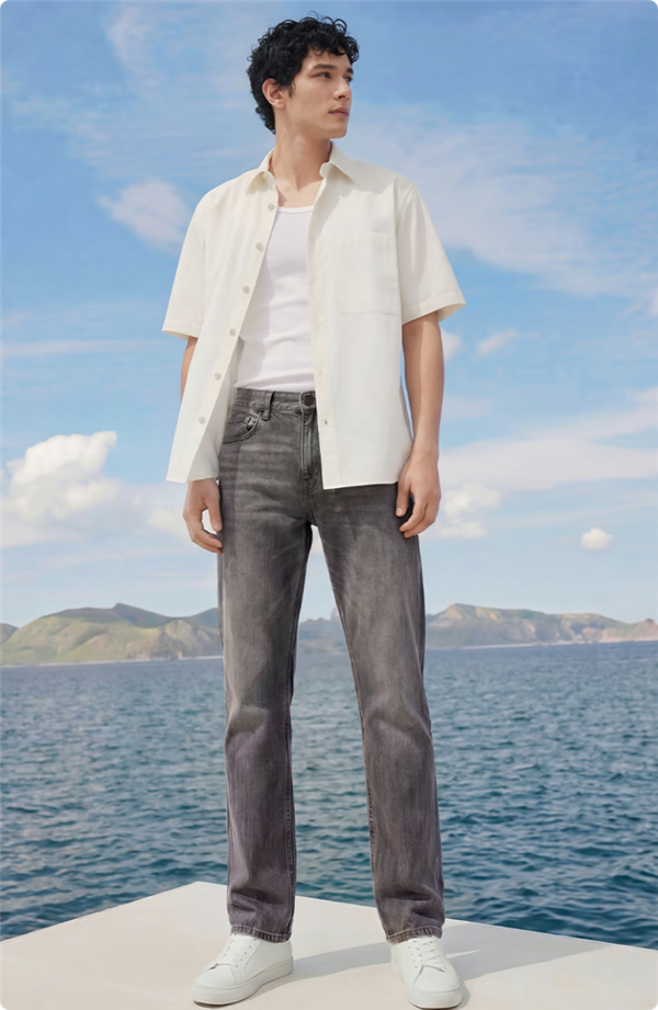 真正天丝瞬降3~5℃：京造牛仔裤159元首发 限赠79元防晒长裤