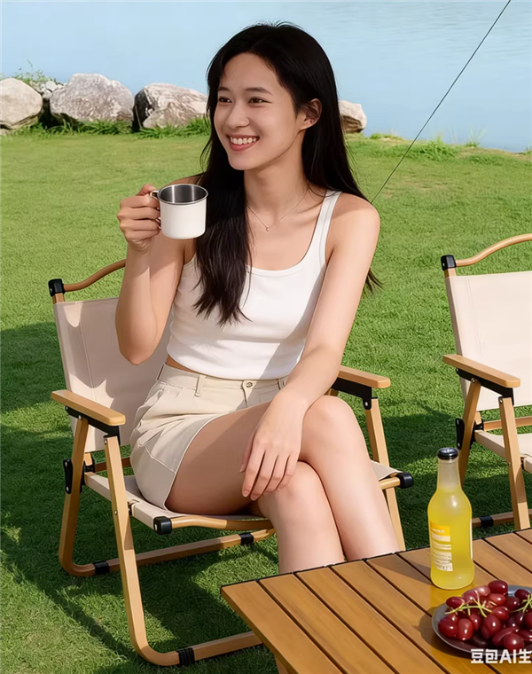 高强度承重300斤 索乐大号折叠椅24元春游备一个