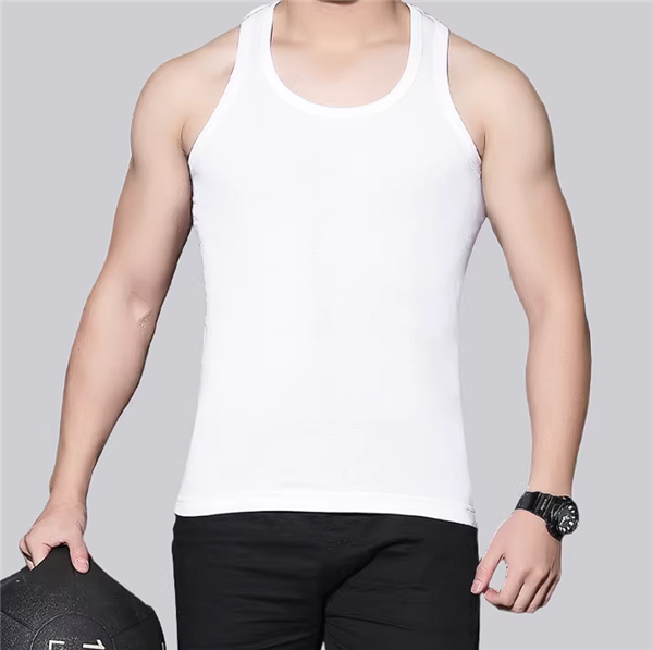 新疆长绒棉+40支高密纱线：基达纯棉背心9.4元闭眼囤