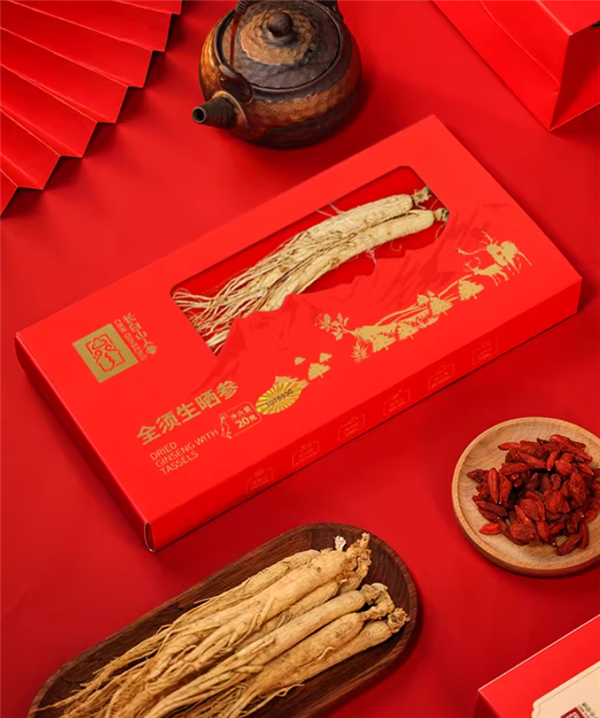 长白山全须红参/生晒参大促 4盒99元