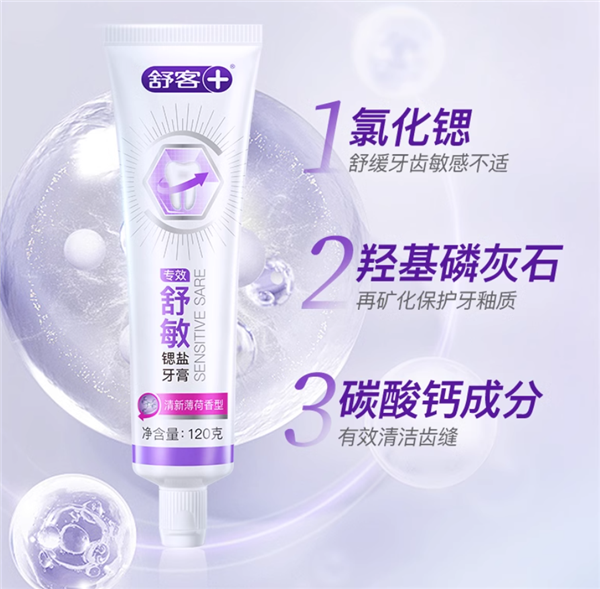 囤一次用半年!舒客含氟牙膏5.8元/支久违发车