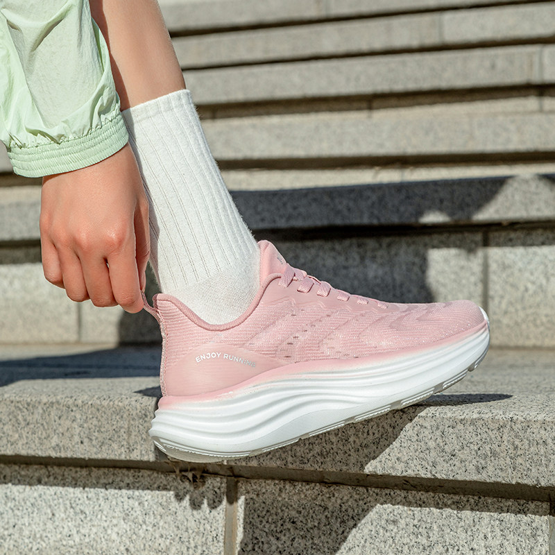 JUSTBOOM嘉适步新款跑步运动鞋增高厚底女鞋网红透气情侣休闲鞋潮