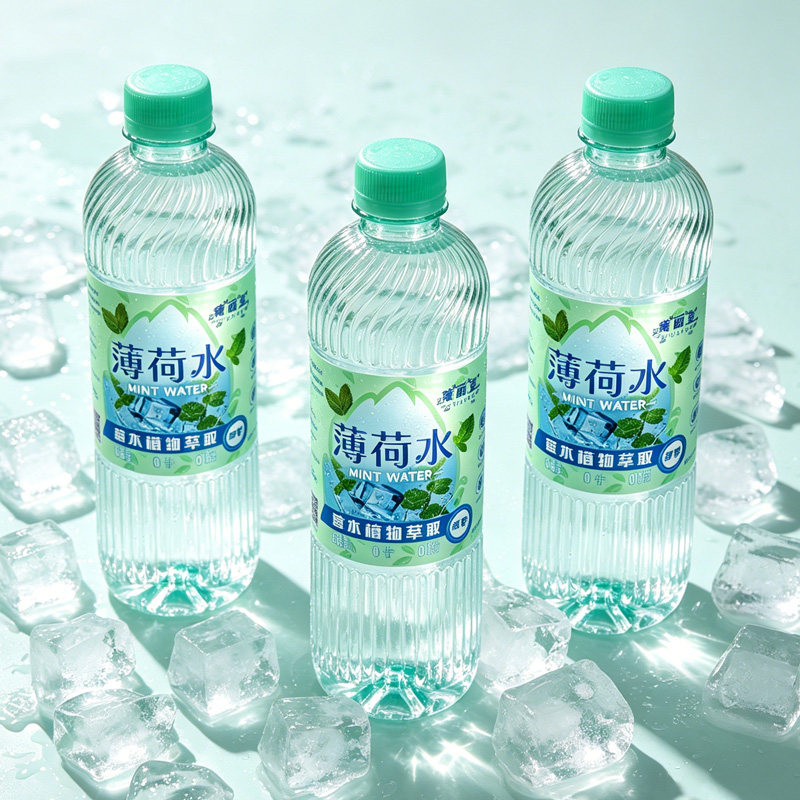 瑰丽堂薄荷水500ml*8瓶清凉食用级饮料品冷藏天然云南夏天