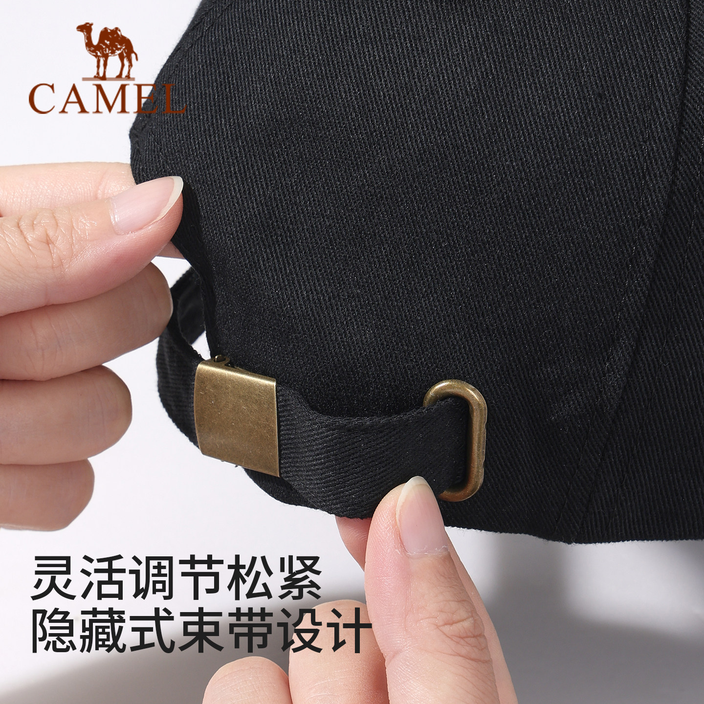 骆驼棒球帽女深顶大头围鸭舌帽子夏季防晒帽显脸小加大宽帽檐男