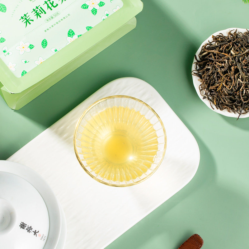 谢裕大茉莉花茶50g袋一级横县茉莉花浓香可冷泡花茶【口粮推荐】
