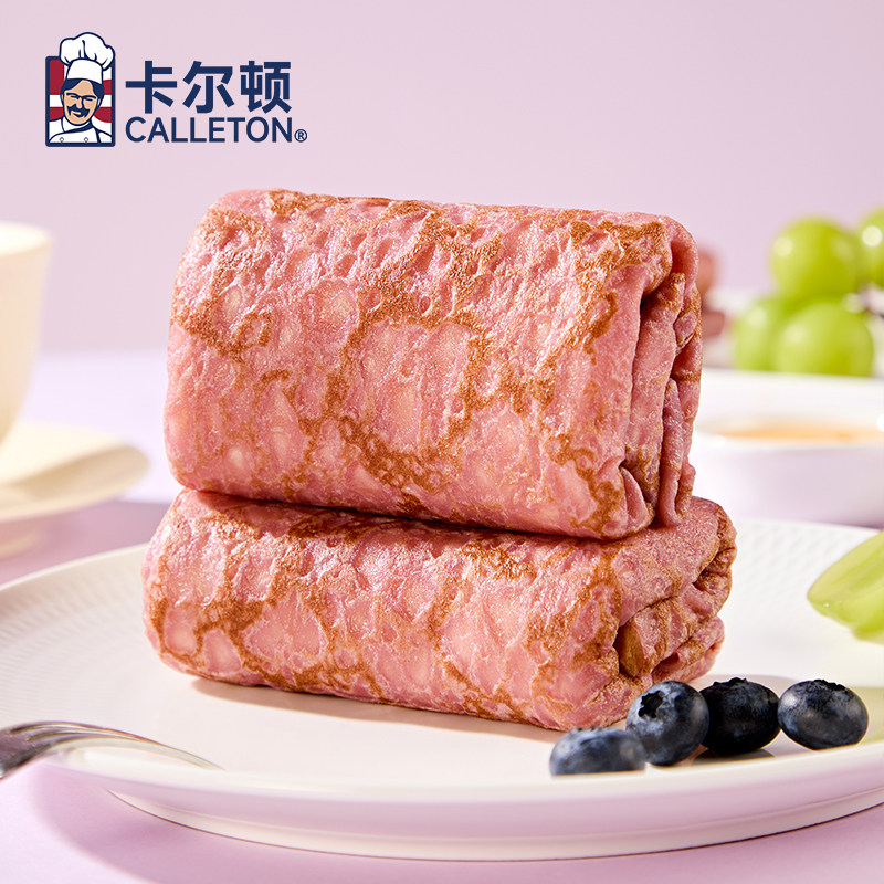 卡尔顿蛋皮吐司芋泥卷夹心面包松软下午茶休闲零食品营养早餐整箱