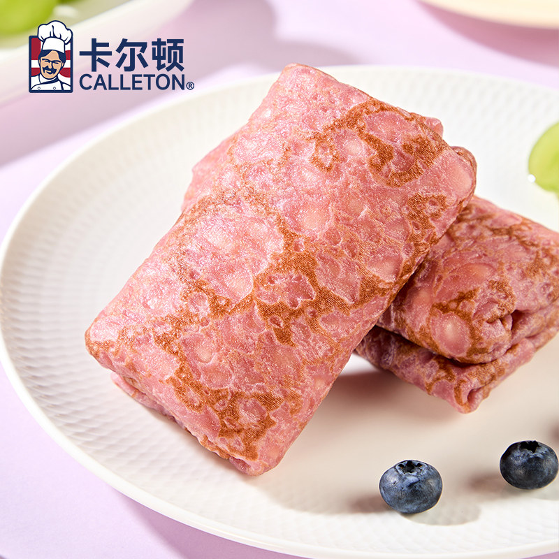 卡尔顿蛋皮吐司芋泥卷夹心面包松软下午茶休闲零食品营养早餐整箱