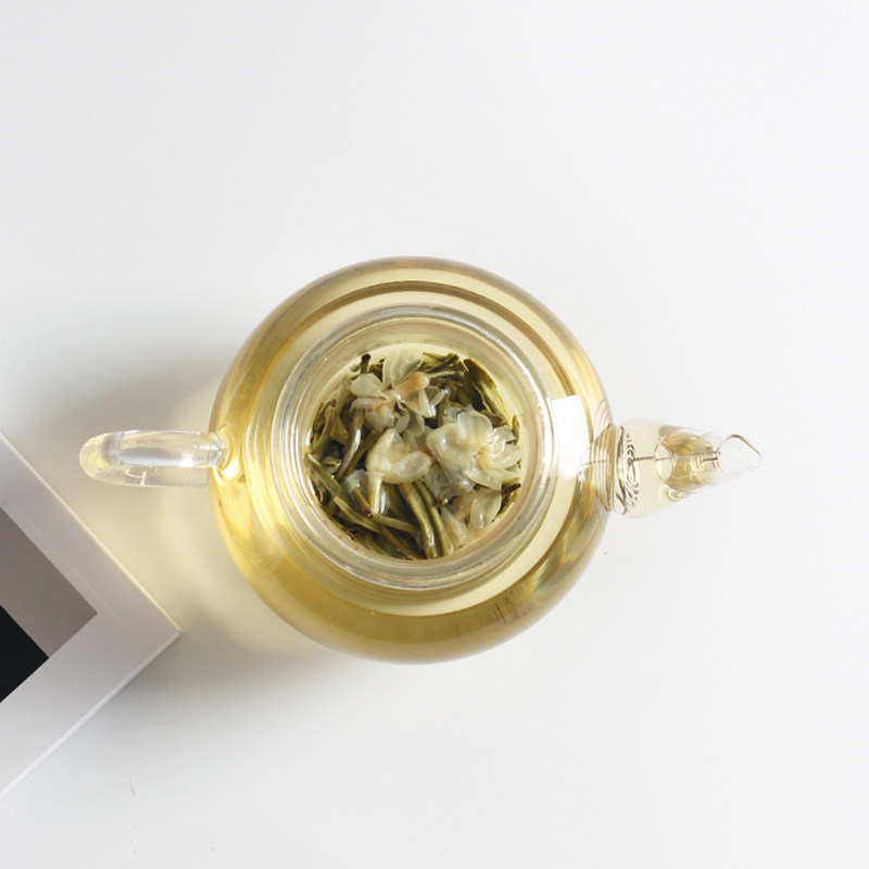 7翠春园茉莉花茶冷泡茶浓香型花草茶高山甘露茶横县绿茶罐装100g