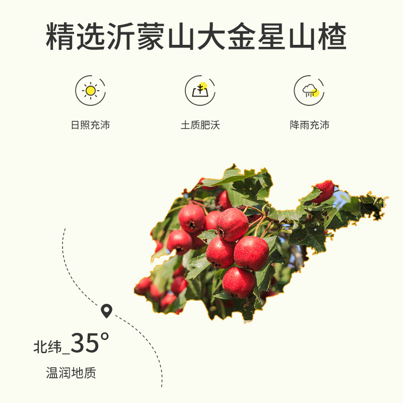 沂蒙公社无添加山楂棒棒糖原味添加儿童零食独立小包装500g