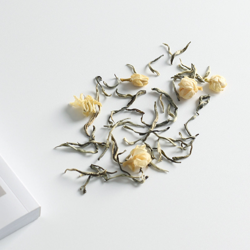 10翠春园茉莉花茶冷泡茶浓香型花草茶高山甘露茶横县绿茶罐装100g