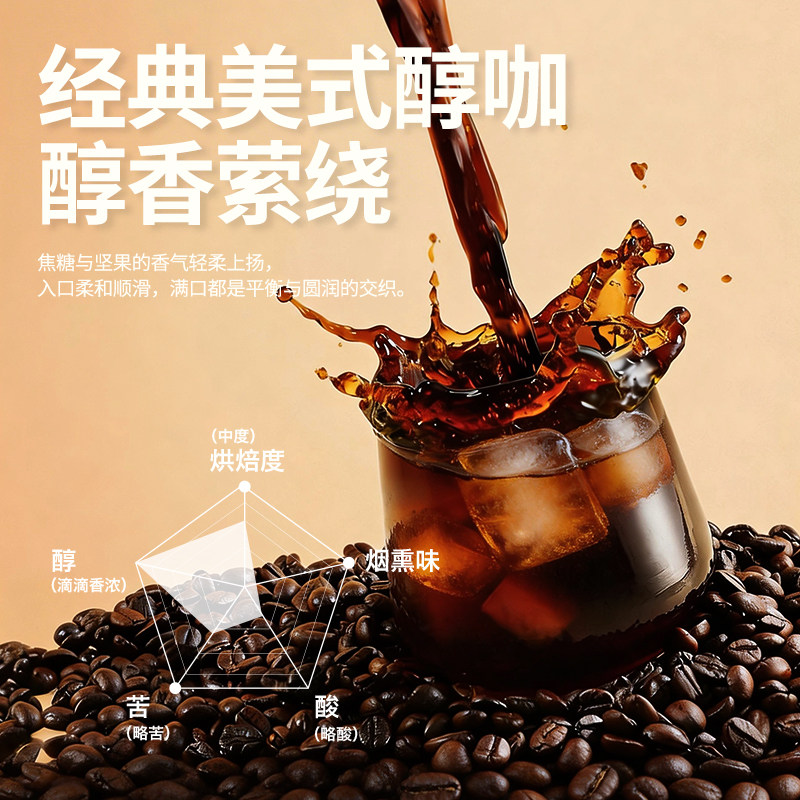 加由咖啡超浓速溶0蔗糖0脂肪云南黑咖啡冷热双泡纯咖啡粉50杯