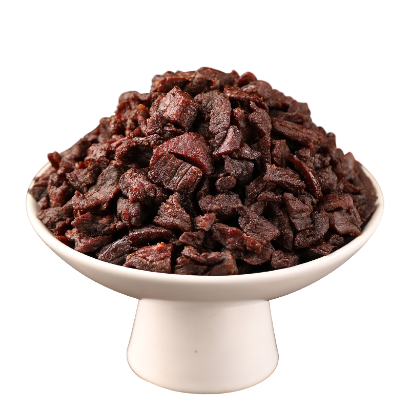 【宠粉】科尔沁风干牛肉粒500g独立包装牛肉粒休闲零食解馋追剧